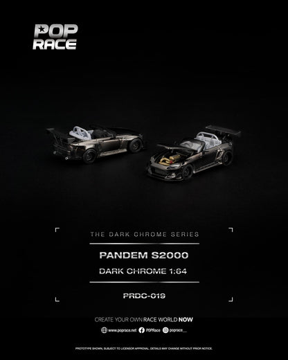 [COMING SOON] Pop Race Pandem Honda S2000 (Dark Chrome)