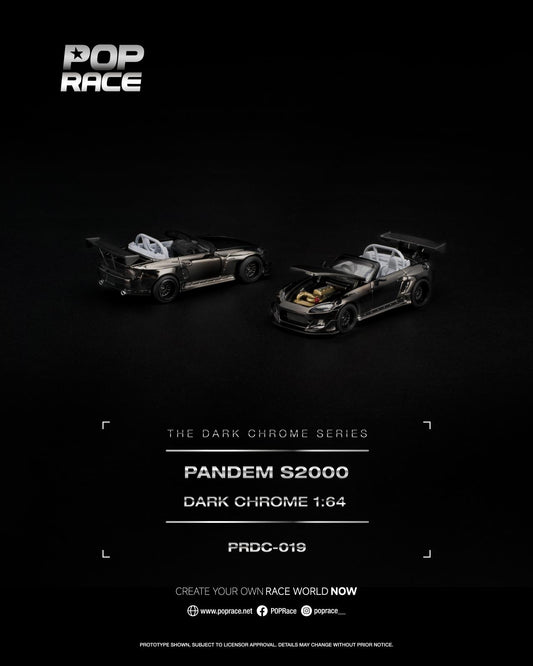 [COMING SOON] Pop Race Pandem Honda S2000 (Dark Chrome)