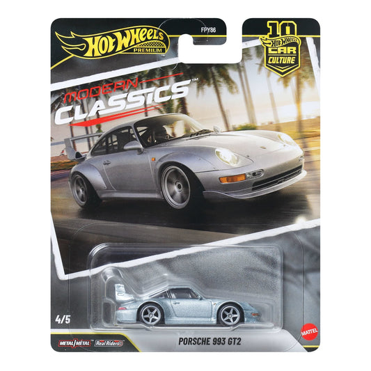 Hot Wheels Premium Car Culture Modern Classics — Porsche 993 GT2