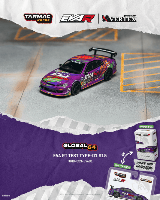 [COMING SOON] Tarmac Works EVA RT Test Type-01 Nissan Silvia S15