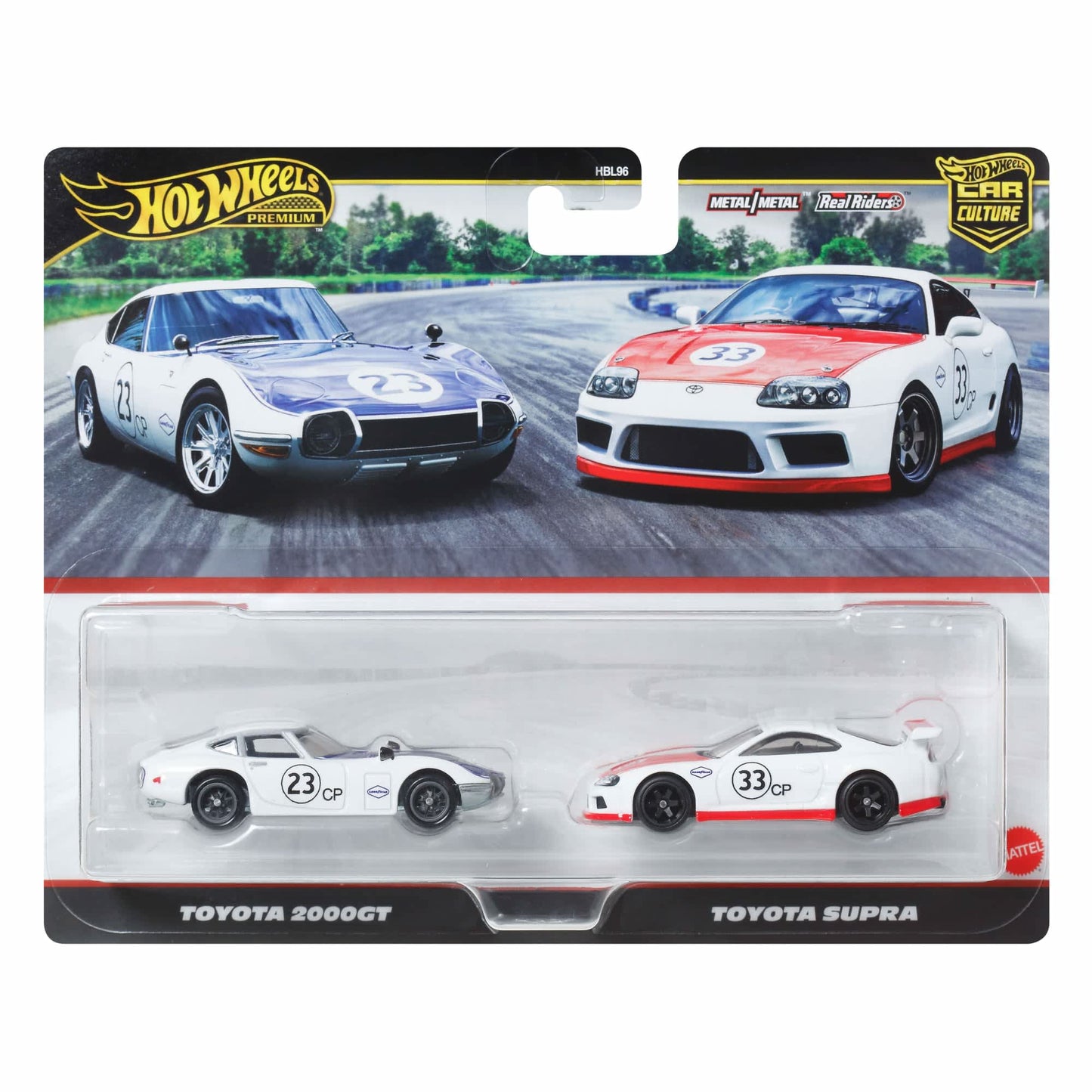 Hot Wheels Premium 2 Pack — Toyota 2000GT & Toyota Supra