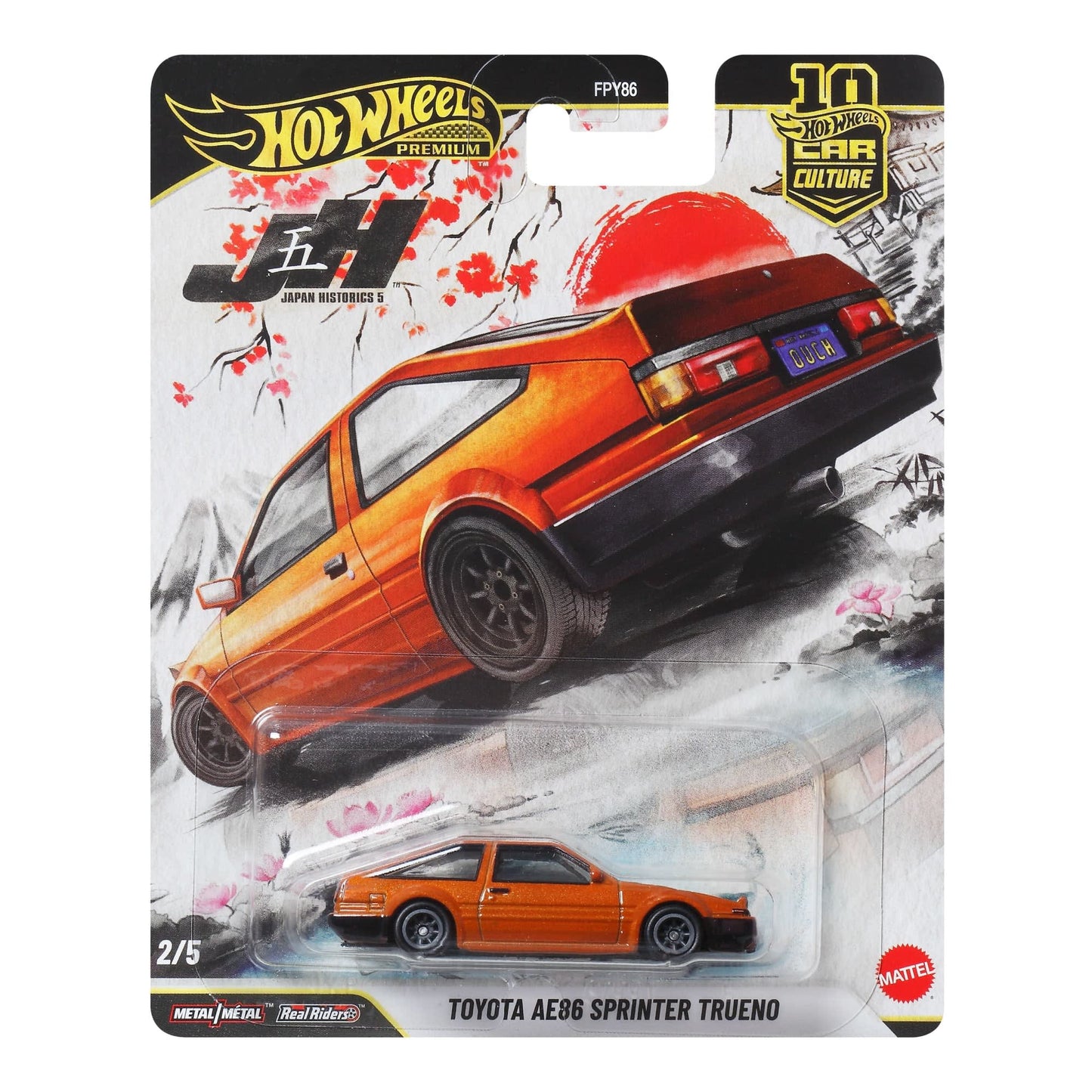 Hot Wheels Premium Car Culture Japan Historics 5 — Toyota AE86 Sprinter Trueno