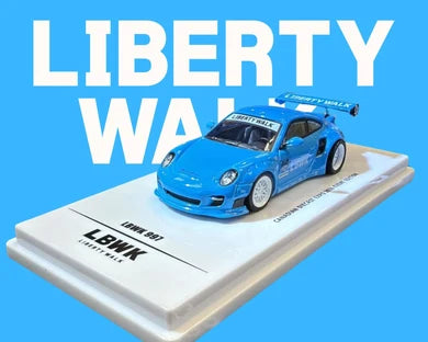 INNO64 LBWK Porsche 997 (Light Blue) CDX Exclusive 1:64 Scale Diecast Model | Toyfessional