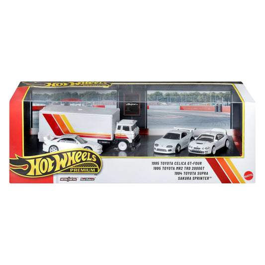 Hot Wheels Premium — Toyota TRD 90s Garage Collector Set